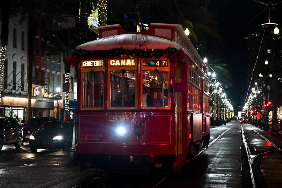 New Orleans Streetcar- 3 days in NOLA